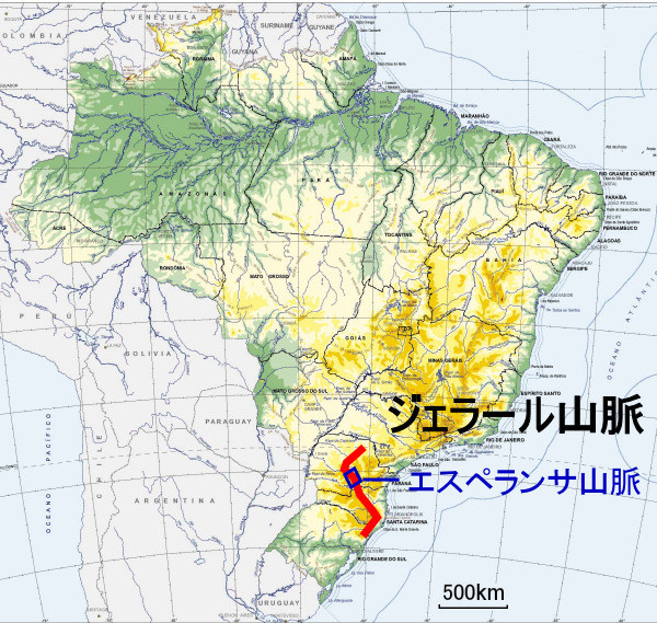 Map Serra Geral