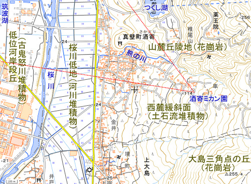 Map of Kumanogawa, Makabemachi-Sakayori