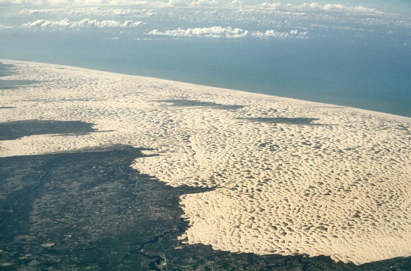 Coastal dunes in Lençóis Maranhenses National Park