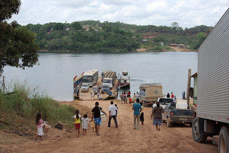 Xingu River Ferry of the Trans-Amazonian Highway