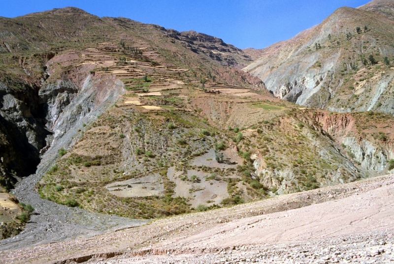 Arque River Valley of intensive erosion