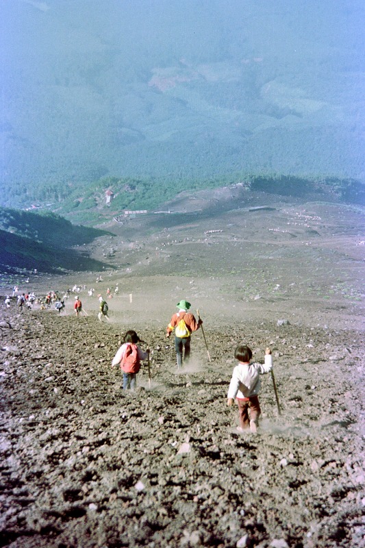 Yoshida-Osawa Sand Run, Mt. Fuji