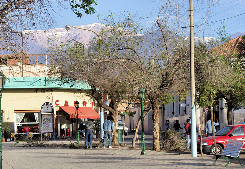 Mt. General Belgrano from the oasis city of Chilecito