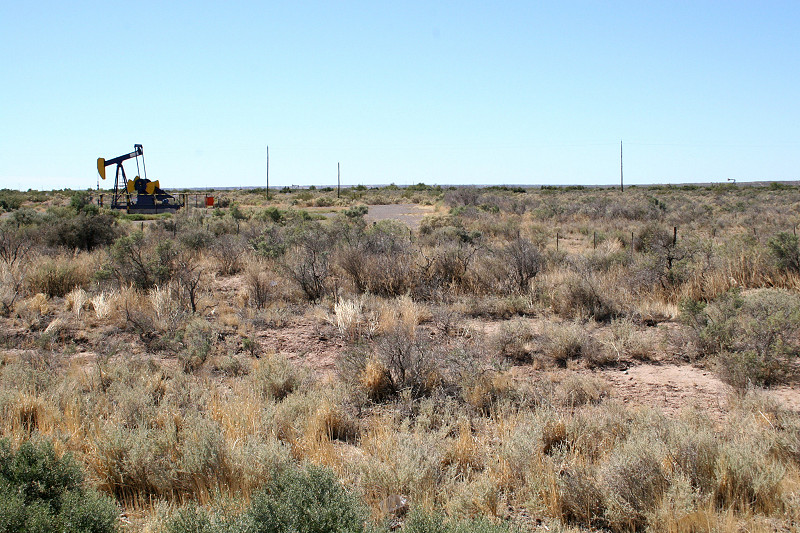 Rio Negro oil field in the Monte Desert