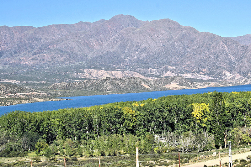 Lake Potrerillos on the Mendoza River