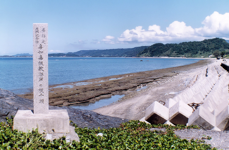 Kijoka's beachrocks in Okinawa Main Island