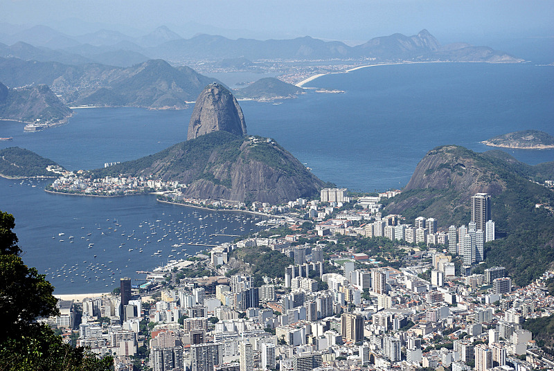 Pão de Açúcar（Sugarloaf）of Rio, the model of the landform of Bornhardt