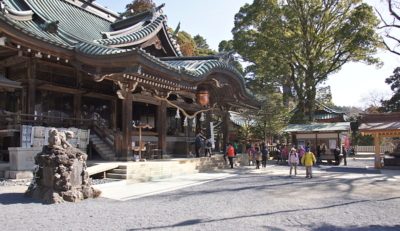 Haiden of Tsukubasan Shrine