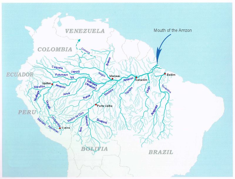 Drainage Network of the Amazon River