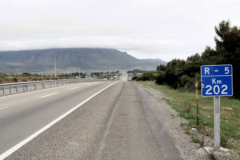 Pan-American Highway in Chile Central