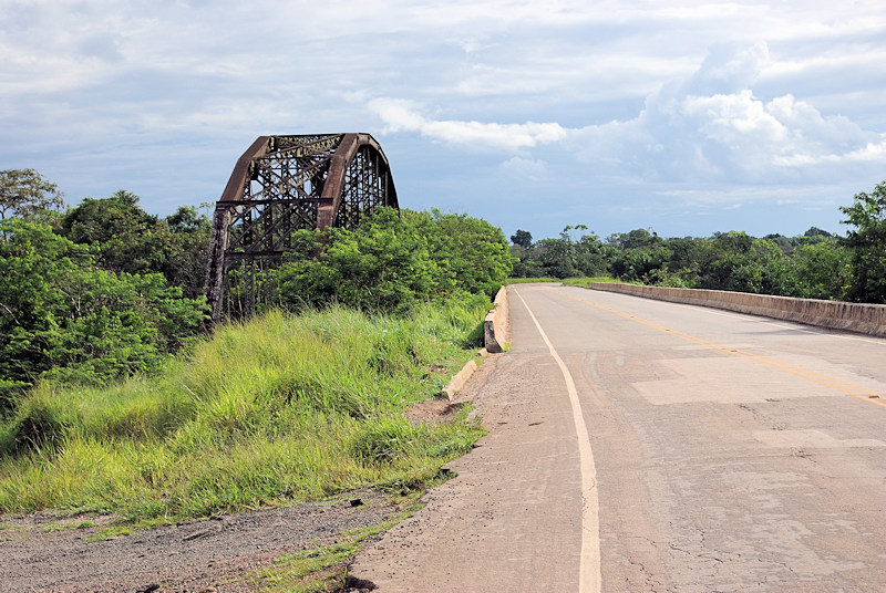 Jaci Paraná Bridge on the Madeira-Mamoré Railway and National Highway 364