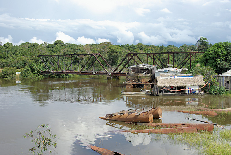 Mutum Paraná River Bridge on the Madeira-Mamoré Railway